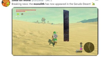 Muncul di game Zelda. Foto: Twitter
