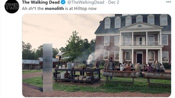 Ternyata di Hilltop serial Walking Dead. Foto: Twitter