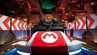Ada pula perjalanan Mario Kart di daerah rekreasi Browser Castle, musuh Mario.