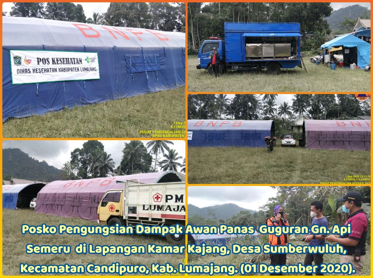Posko Pengungsi Gunung Semeru