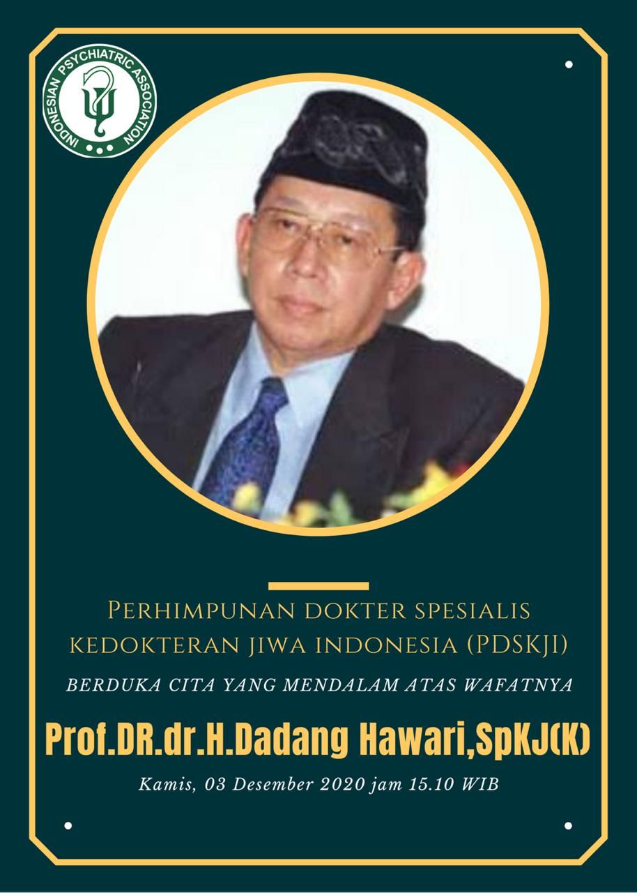 Psikiater senior Dadang Hawari meninggal dunia.