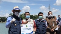 Perahu wisata tersebut merupakan hibah (pemberian) dari Gubernur Jawa Barat Ridwan Kamil. (Humas Pemprov Jawa Barat)