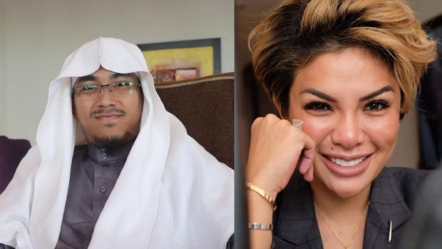 Ilustrasi ustaz Maaher dan Nikita Mirzani