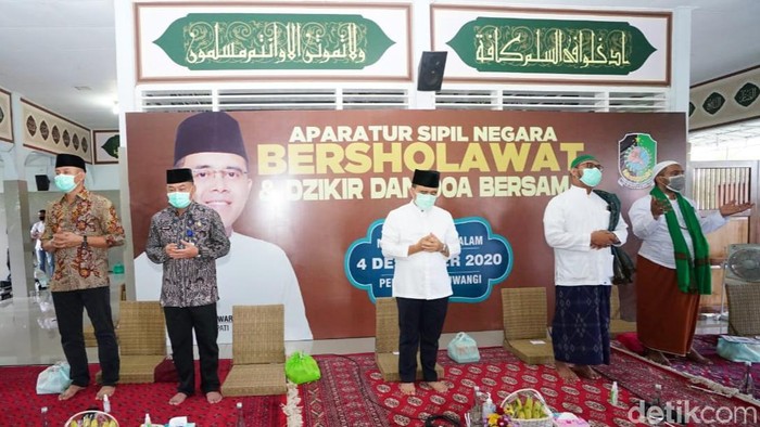 ASN Banyuwangi Gelar Selawatan, Dzikir dan Doa Bersama