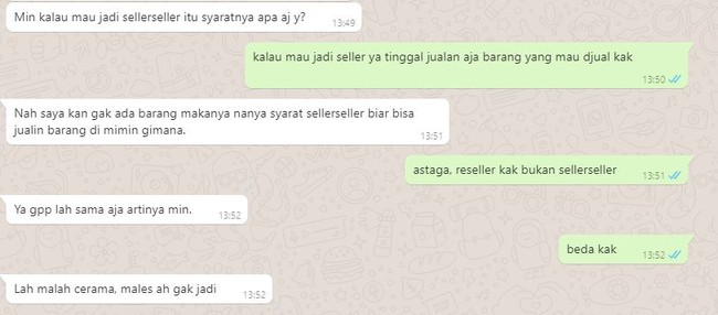 Kalau tadi relerer sekarang sellerseller.. Ada-ada aja emang nih netizen. Jadi pengin ikutan bales rasanya. Foto: Twitter.com/@txtdarionlineshop