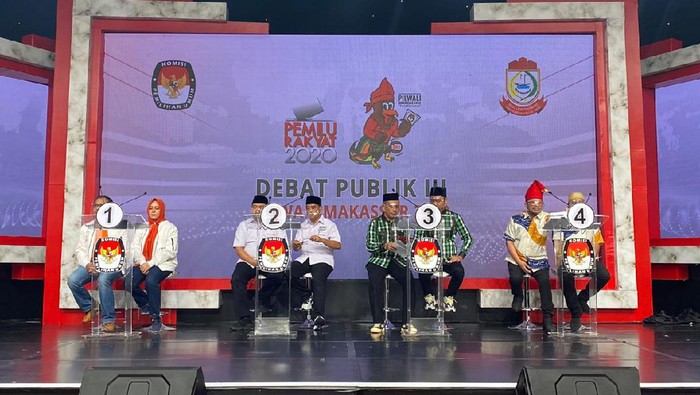 Debat ketiga Pilwalkot Makassar (Foto: dok. KPU)