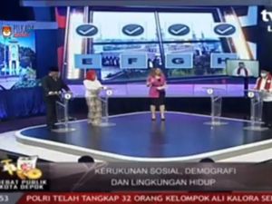 Saat Idris Persoalkan Pertanyaan Pradi Tak Sesuai Tema Debat Pilkada Depok