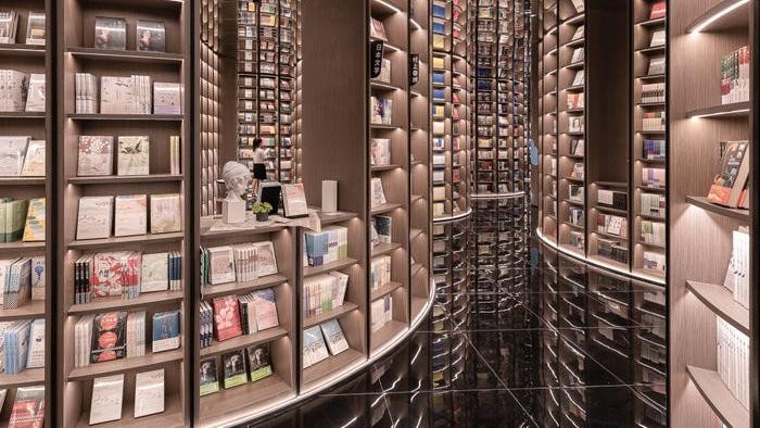 Perpustakaan di Sichuan, China.