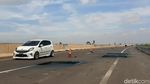 Hati-hati! Jalan Tol Palembang-Kayu Agung Banyak Lubang