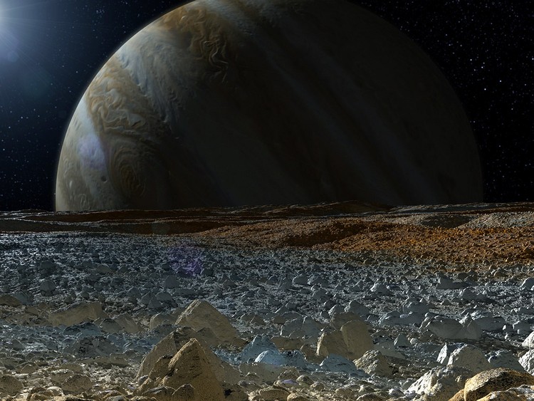 Jupiter Europa Jupiter Europa