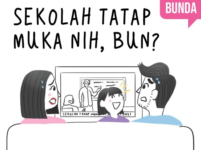Komik Sekolah Tatap Muka