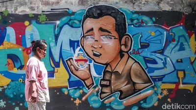 Muncul Grafiti DKI-1 Tumbang di Cikini