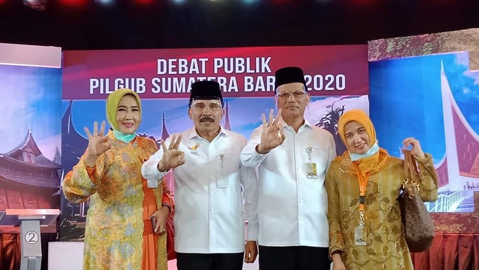 Paslon Pilgub Sumbar, Fakhrizal dan Genius Umar (Foto: dok. Tim Fakhrizal-Genius)
