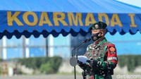 Apel dipimpin oleh Komandan PPRC Mayjen TNI Dedy Kusmayadi.