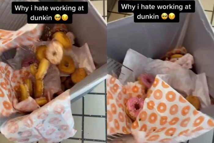 Pegawai Dunkin Buang Donat yang Tak Laku Terjual