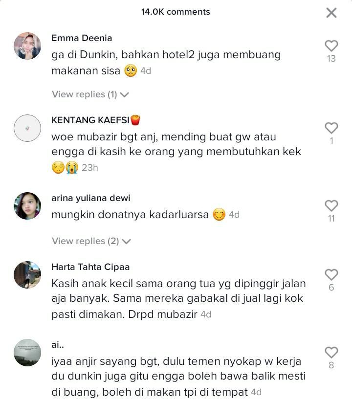 Pegawai Dunkin Buang Donat yang Tak Laku Terjual