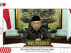 Buka Konvensi Nasional, Maruf Amin Minta Humas Adaptif Respon Krisis