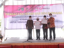 Polres Lotara NTB Gelar Deklarasi dan Doa Bersama untuk Pilkada Damai