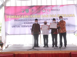 Polres Lotara NTB Gelar Deklarasi dan Doa Bersama untuk Pilkada Damai