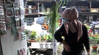 Selain tanaman, beberapa warga juga banyak yang membli pot tanaman dan juga pupuk untuk perawatan.