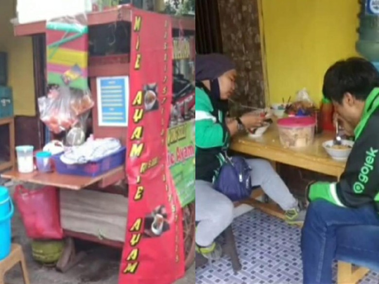 Khusus Ojol, Penjual Mie Ayam Ini Kasih Harga Rp 5 Ribu per Porsi Khusus Ojol, Penjual Mie Ayam Ini Kasih Harga Rp 5 Ribu per Porsi