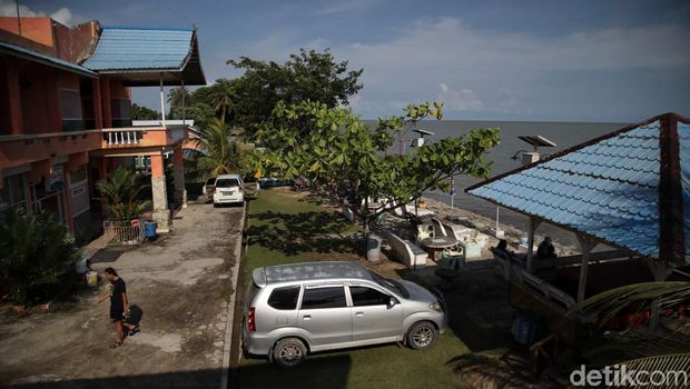 Penginapan di Rupat Utara.