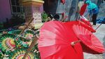 Perajin Payung Lukis di Klaten Tetap Bertahan di Tengah Pandemi
