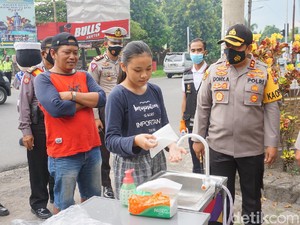 Operasi Yustisi di Mojokerto Juga Tebar Pesan Patuh Prokes Wujud Toleransi