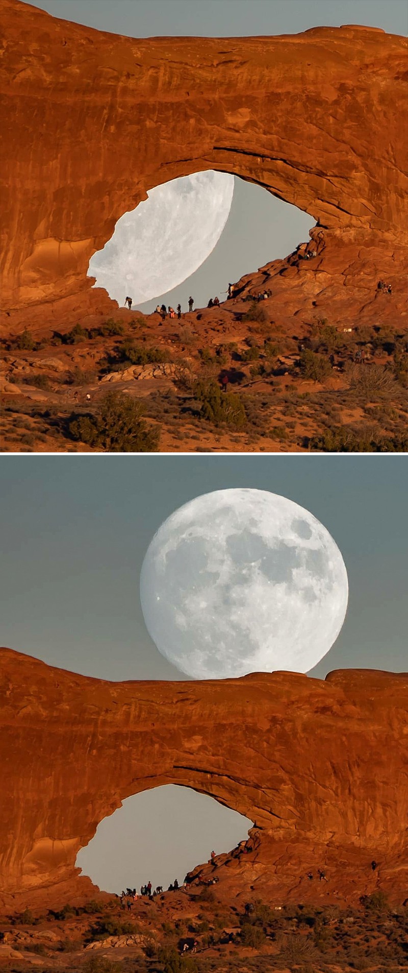 trik foto bulan