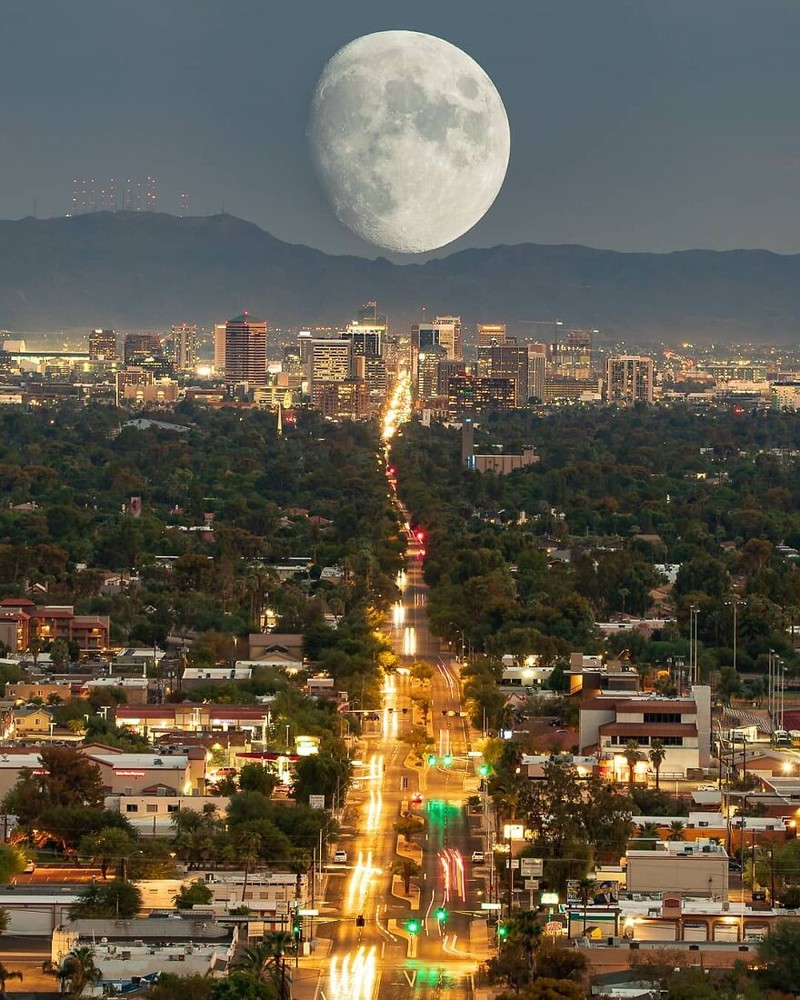 trik foto bulan