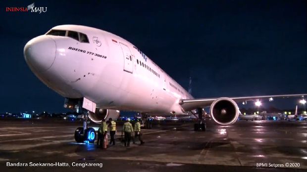 Foto/ Kedatangan Vaksin Covid-19, Bandara Soekarno Hatta, 6 Desember 2020/ Youtube: Setpres