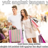 Begini nih akibatnya kalau kamu kebanyakan gaya.. Bagus masih bisa makan nasi garem, kalau nggak yaudah deh siap-siap kelaparan besoknya.. Foto: Instagram/@sukijan.id