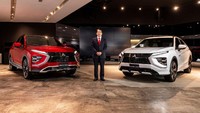 Bagian depan mengadopsi bahasa desain Dynamic Shield yang telah berevolusi. Tata letak pencahayan yang diberikan penyegaran melengkapi desain depan dengan tampilan yang tajam dan sporty. Foto: Dok. Mitsubishi