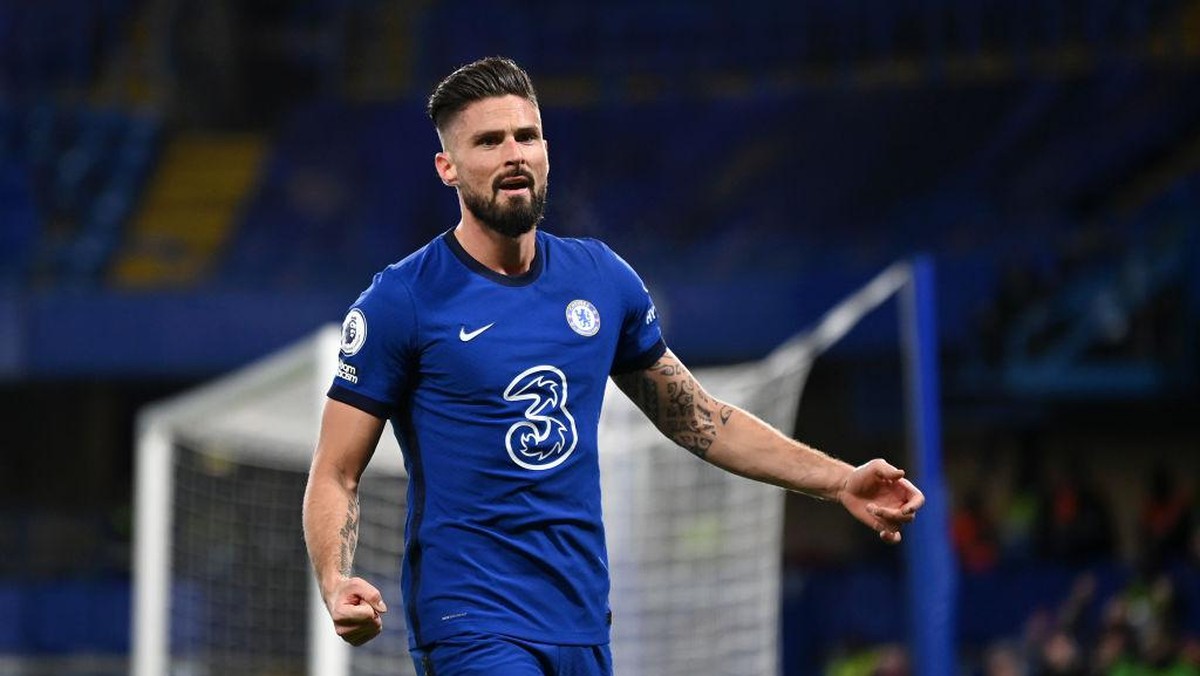 Striker Chelsea, Olivier Giroud. (Foto: (Getty Images/Pool)
