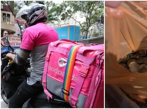 Pertama Kali Pesan Pizza, Bocah Ini Bayar dengan Sekantong Uang Receh