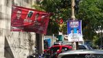 Penampakan Baliho Paslon Pilwalkot Makassar Bertebaran di Masa Tenang