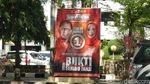 Penampakan Baliho Paslon Pilwalkot Makassar Bertebaran di Masa Tenang