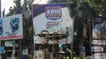 Penampakan Baliho Paslon Pilwalkot Makassar Bertebaran di Masa Tenang