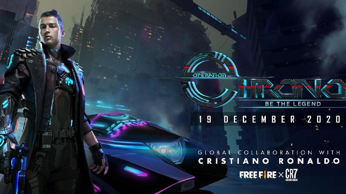 Besok! Saatnya Jadi Cristiano Ronaldo di Game Free Fire. (Foto: dok. Garena Free Fire)