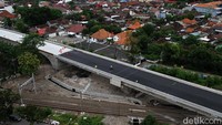 Foto udara memperlihatkan konstruksi yang sudah rampung.