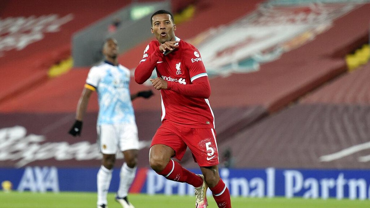 Gini Wijnaldum jago kandang betul (AP/Peter Powell)