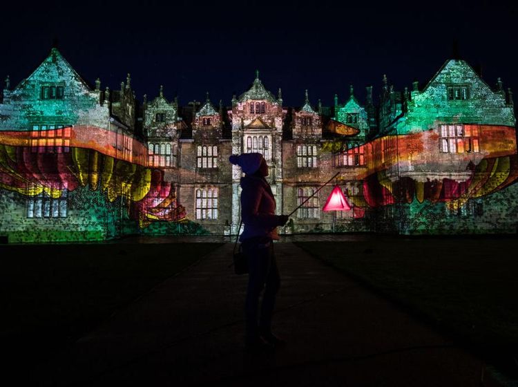Festival Lampu Terangi Taman Botani Inggris