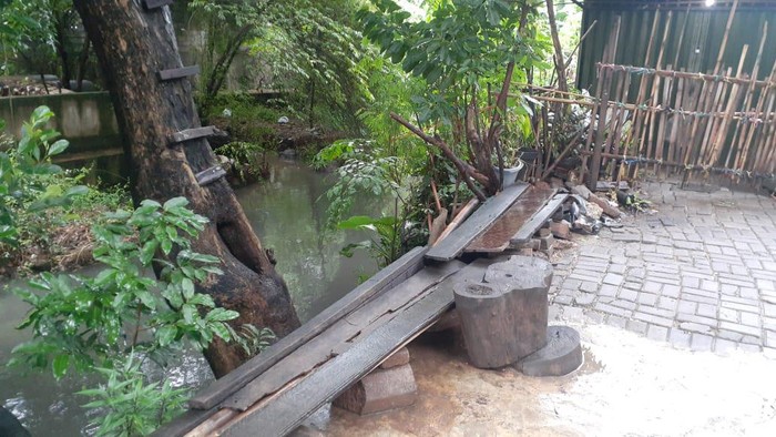 Lokasi penemuan mayat mutilasi di Kalimalang, Kayuringin, Bekasi Selatan