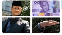 Bansos Corona-nya saya potong Rp 10.000 ya!!! (twitter.com / @halupulisi)