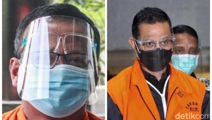 Menteri Kelautan dan Perikanan, Edhy  dan Prabowo Mensos Juliari Peter Batubara