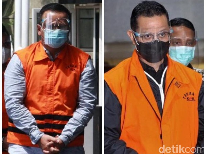 Menteri Kelautan dan Perikanan, Edhy  dan Prabowo Mensos Juliari Peter Batubara