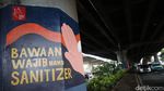 Mural Lawan COVID-19 Hiasi Tiang Tol