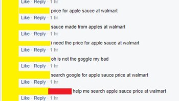 Kakek ini yang mencari harga barang di toko lewat Facebook tapi tidak kunjung mendapat jawaban. Untungnya ada yang mengarahkan si kakek ke Google. Foto: Bored Panda