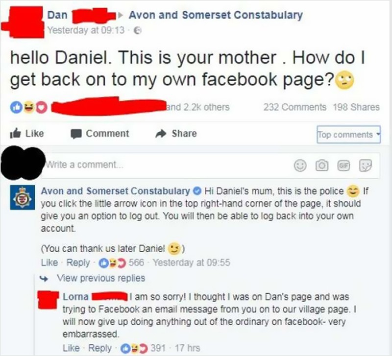 orang tua pakai media sosial