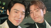 Aktor dan aktris drama Korea Hospital Playlist menghadiri Mnet Asian Music Awards 2020. (Foto: dok. Instagram Yoo Yeon Seok/Jeon Mi Do) 